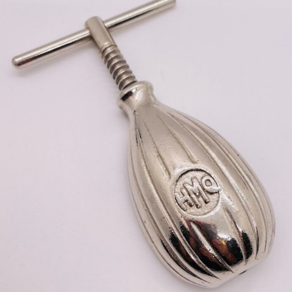 Vintage HMQ Metal Nutcracker